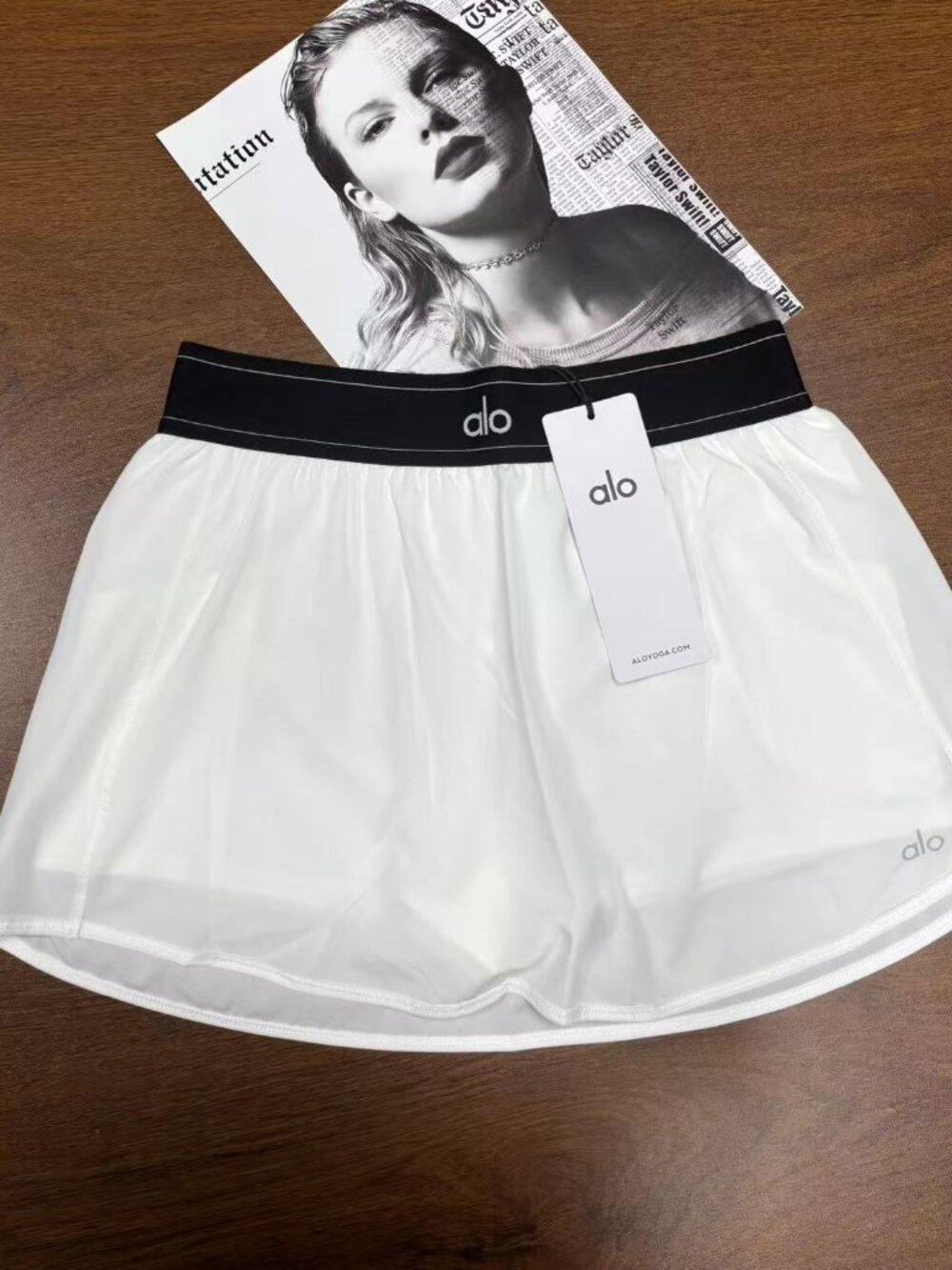 🎀 Alo sports tennis skirt white versatile and classic design